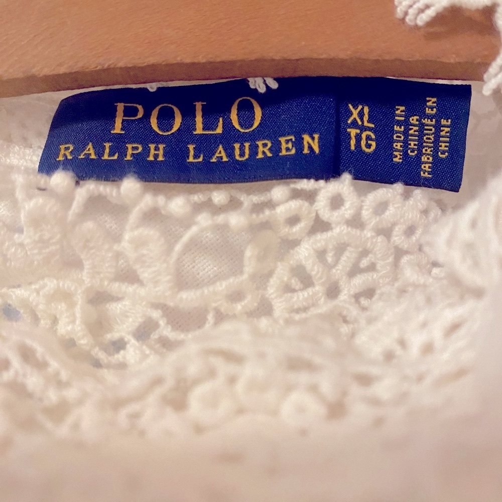 Ralph Lauren XL Cotton Lace 2 pc. Top - Picture 3 of 5
